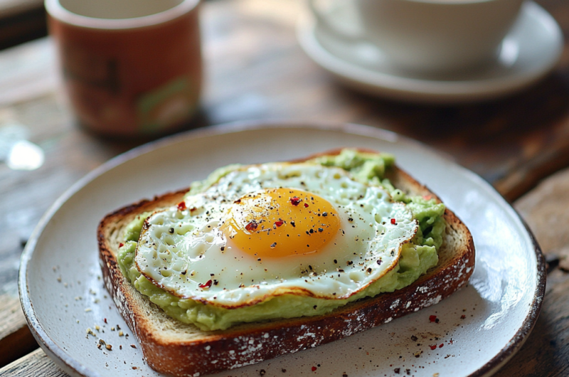 Everything (But the Bagel) Egg and Avocado Toast