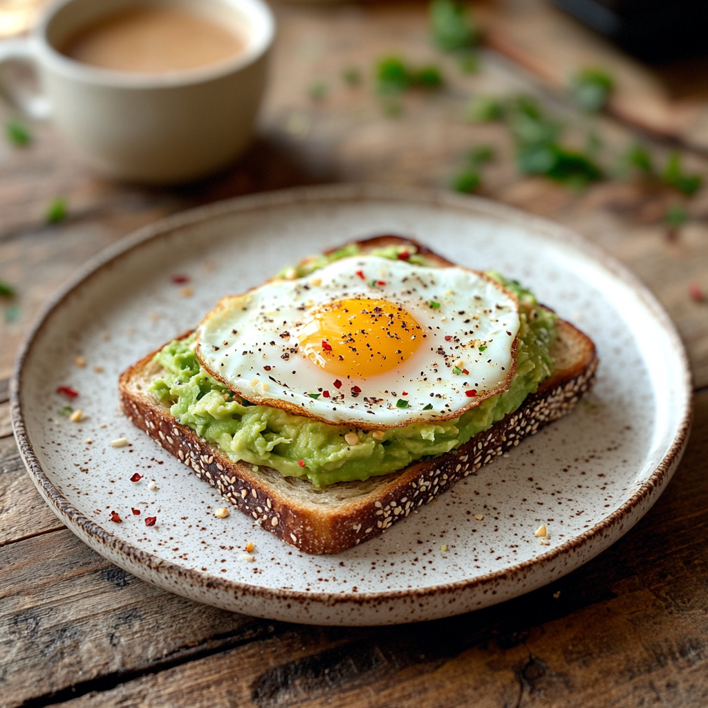 Everything (But the Bagel) Egg and Avocado Toast