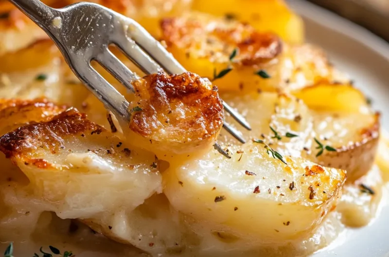 The Best Easy Garlic Potatoes Gratin Recipe