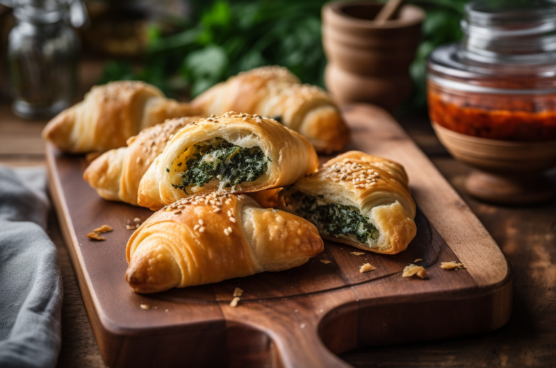 Cheesy Spinach Pastry  Recipe You’ll Love