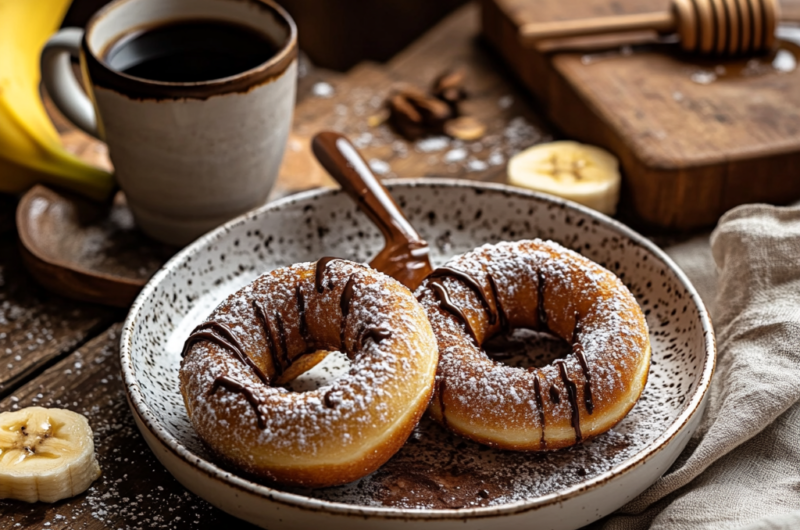 Banana Bread Donuts – A Perfect Blend of Fluffy & Sweet