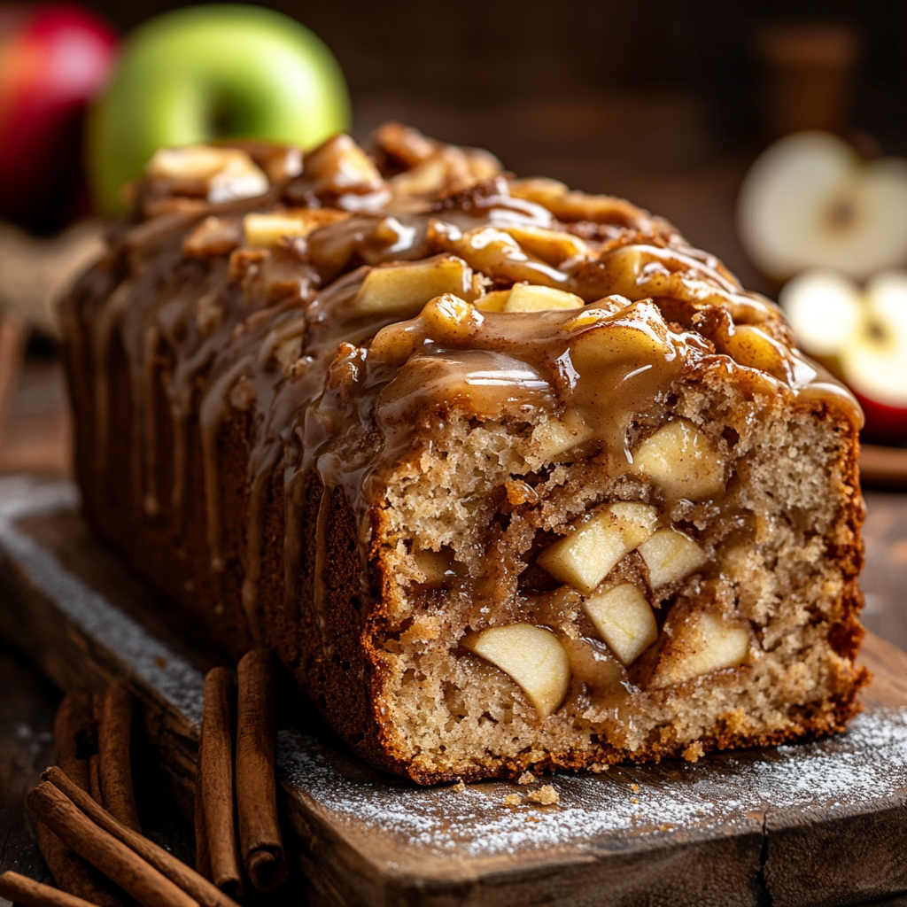 Amish Apple Fritter Bread – Soft, Sweet & Irresistible