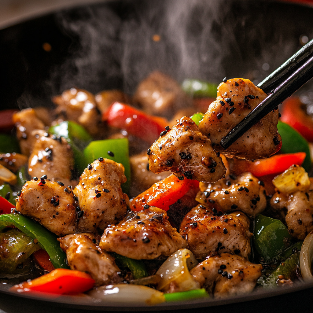 Easy Black Pepper Chicken