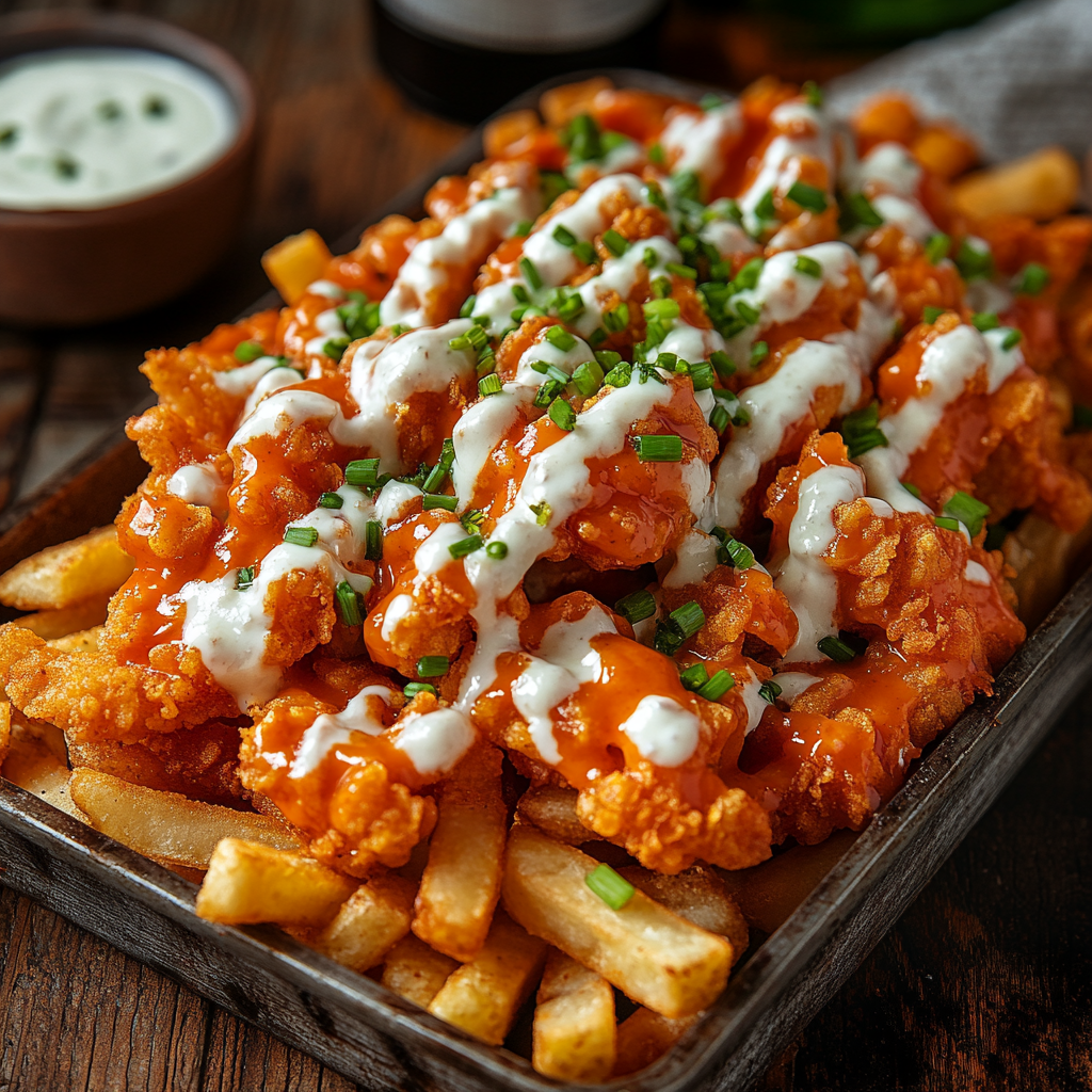 Buffalo Chicken Fries – A Crispy, Spicy Delight!