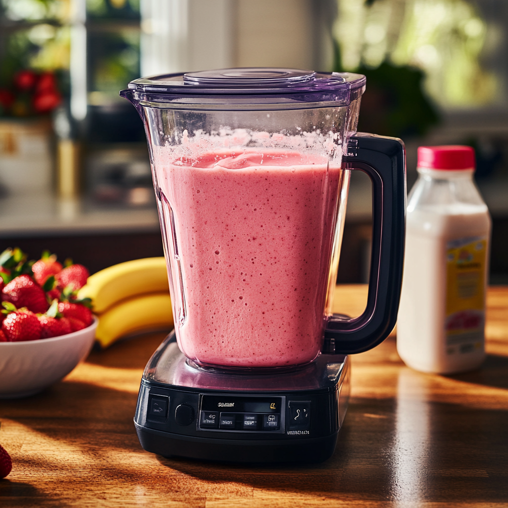 🍓 Strawberry Banana Smoothie Bowl – Refreshing & Healthy
