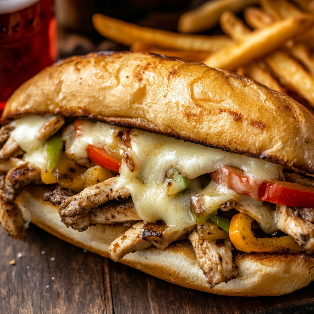 Chicken Cheese Steak Sandwich – A Flavorful Classic