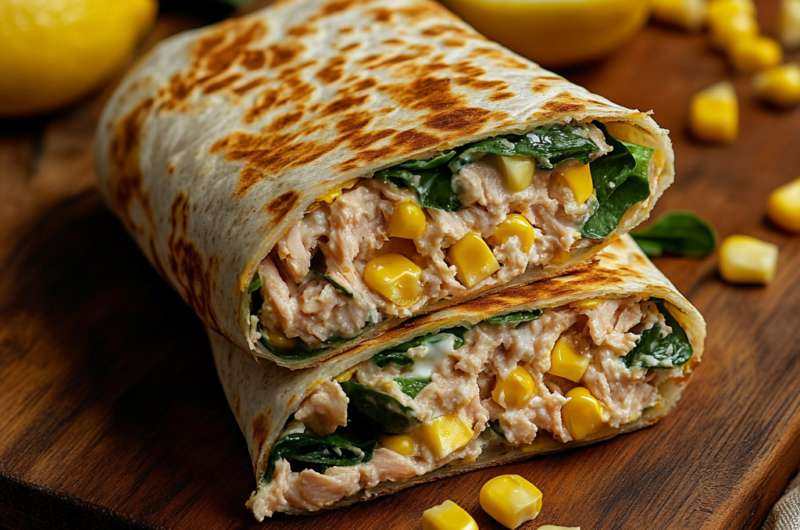 Ultimate Tuna Melt Wrap – Crispy, Cheesy & Satisfying