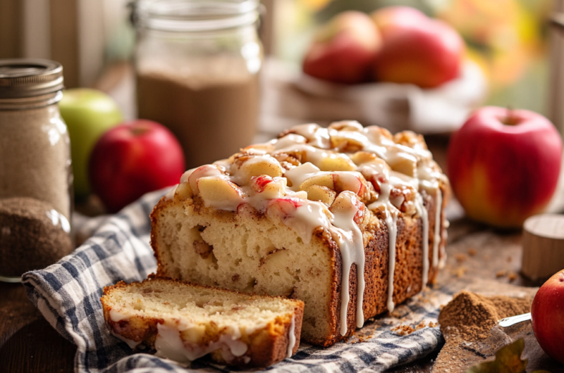 Amish Apple Fritter Bread – Soft, Sweet & Irresistible