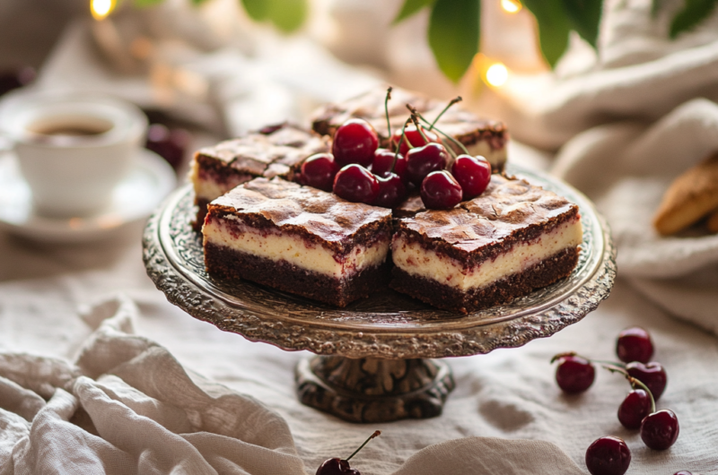 Cherry Cheesecake Brownies – A Decadent Delight