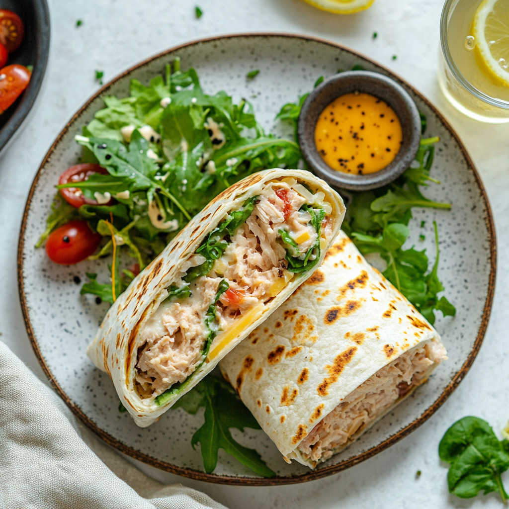 Ultimate Tuna Melt Wrap – Crispy, Cheesy & Satisfying