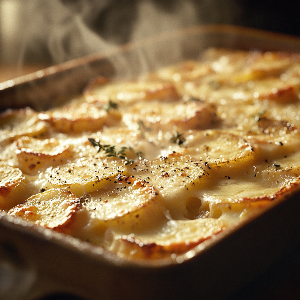 The Best Easy Garlic Potatoes Gratin Recipe