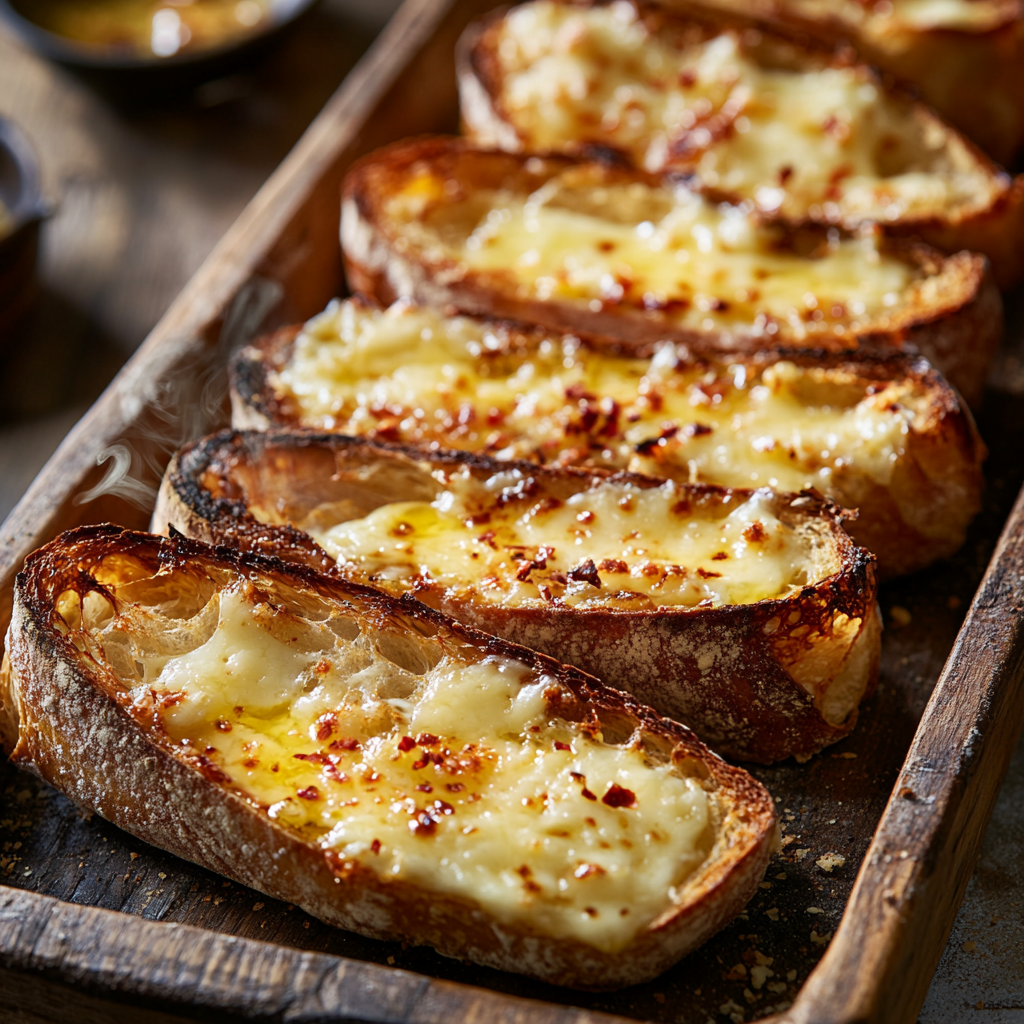 The Most Amazing Homemade Garlic Bread