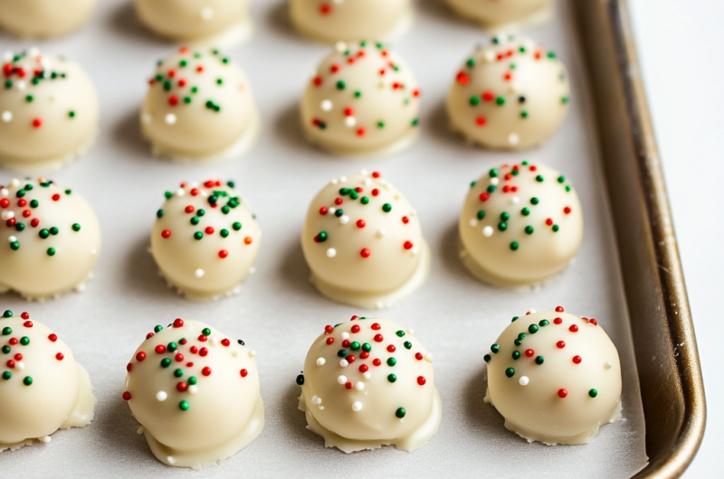 Sugar Cookie Truffles- The Best Easy Recipe