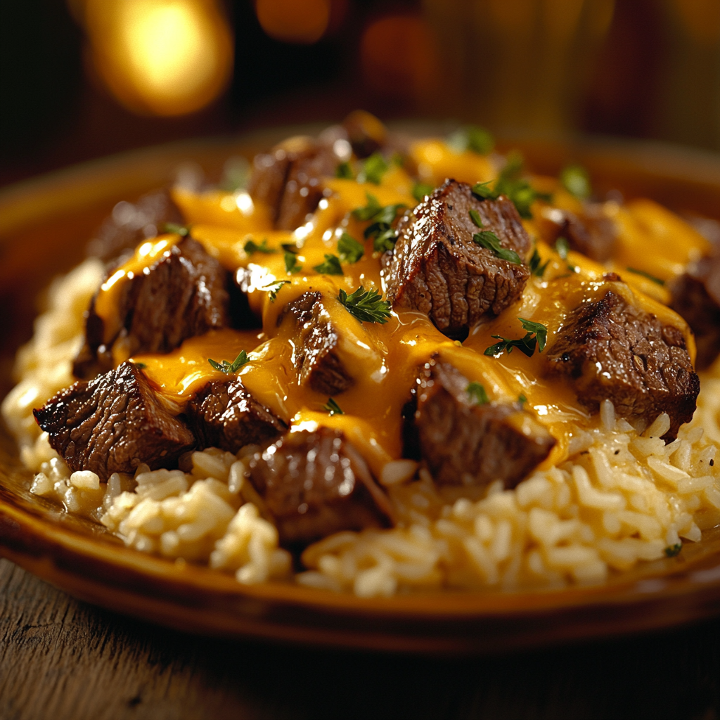Steak, Cheese & Rice Skillet – The Best Easy Recipe