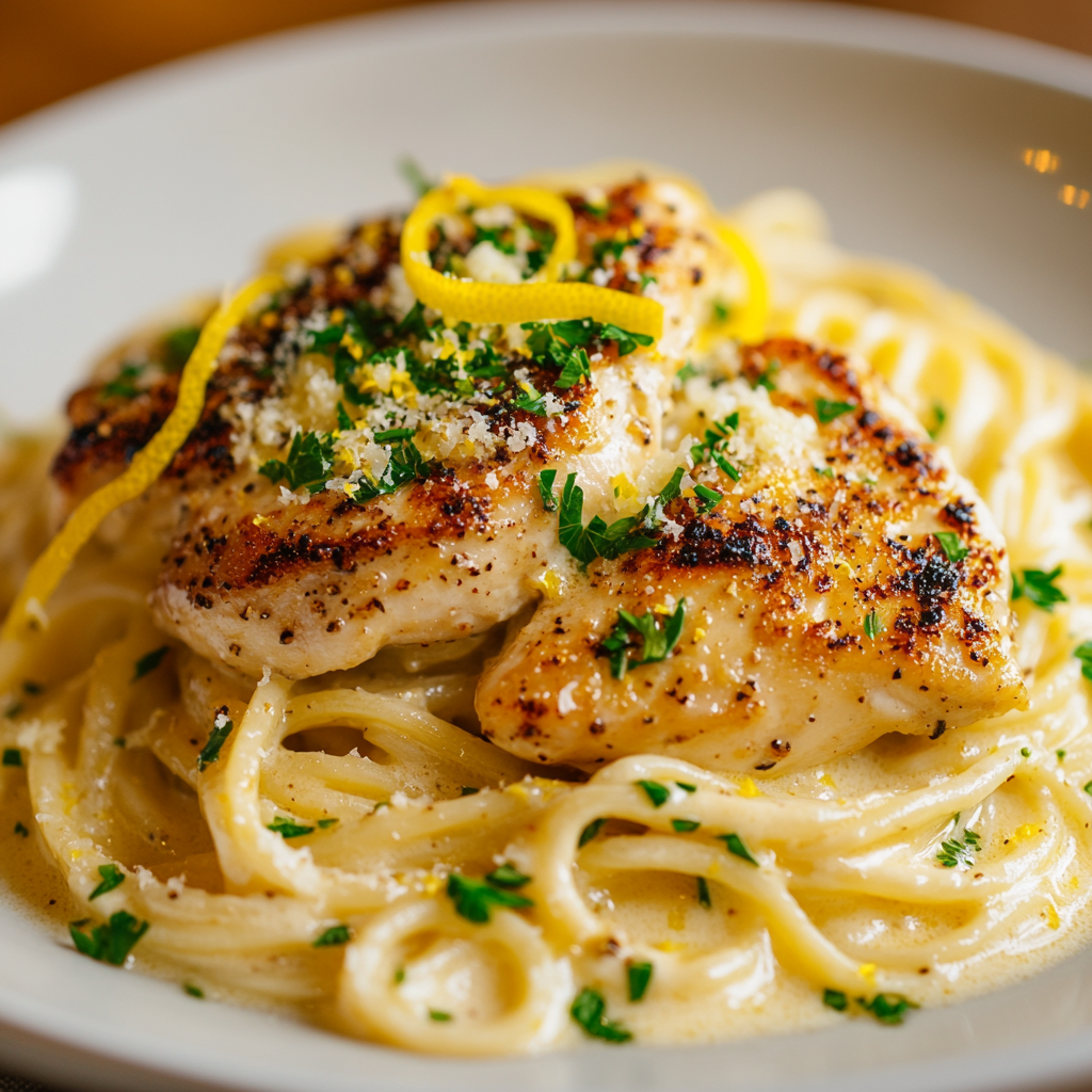 Garlic Butter Chicken Pasta Delight- The Best Easy Recipe