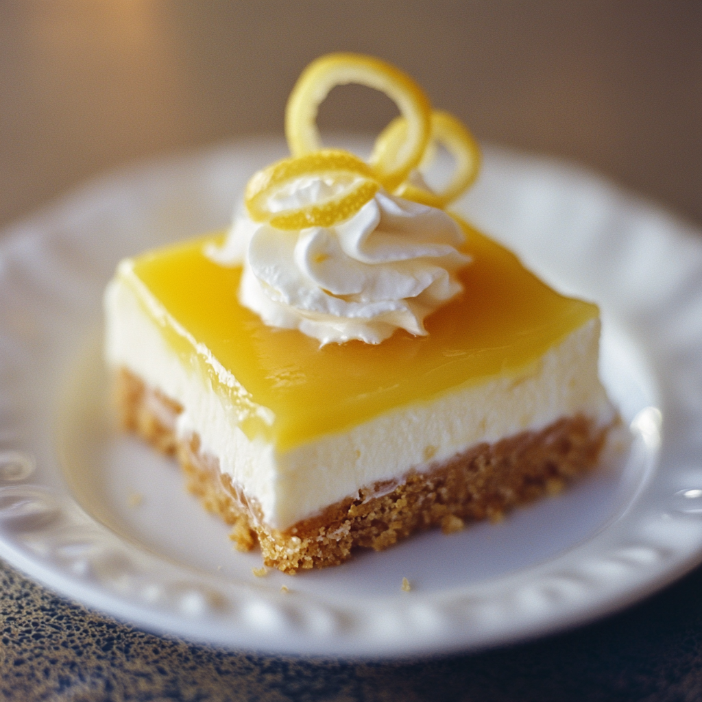 The Most Amazing  Lemon Pretzel Dessert