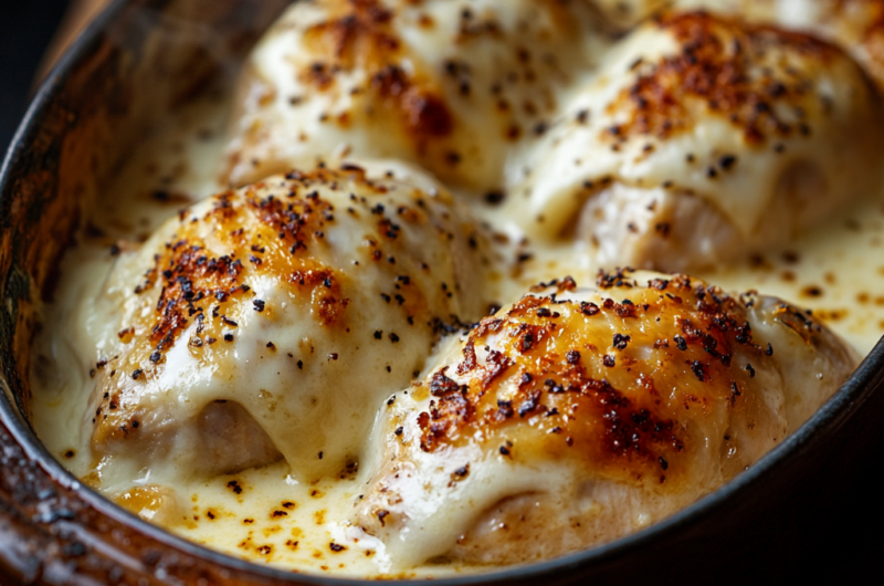 The Most Amazing Baked Cream Cheese Chicken