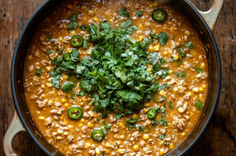The Most Amazing Street Corn Chicken Chili.